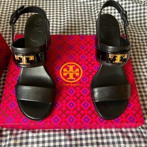 Tory Burch Gigi Black Heeled Sandal